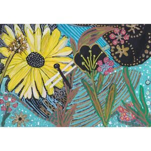 Abstract art - signed giclee reproduction art nature painting "7.83 Hertz"